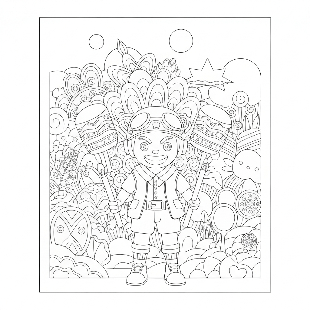usa mandala coloring page