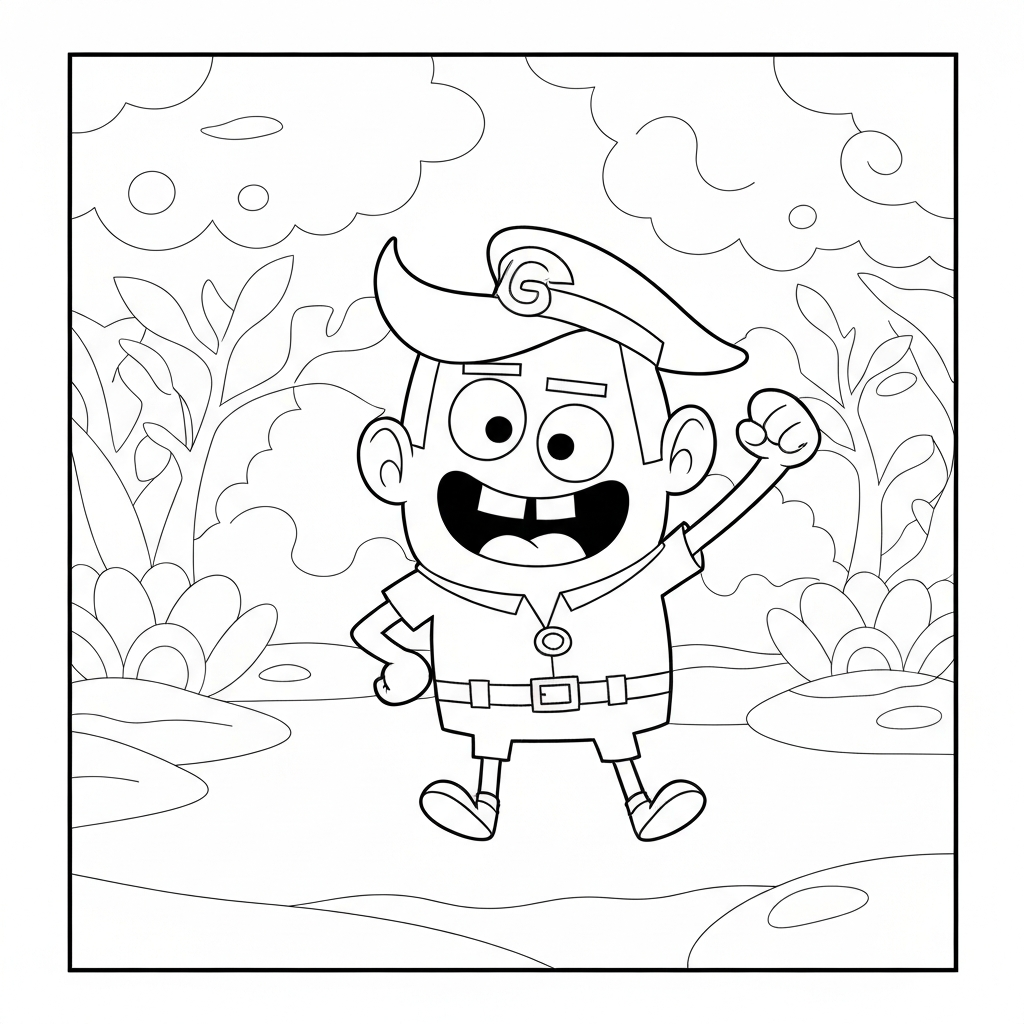 captain underpants mandala coloring page