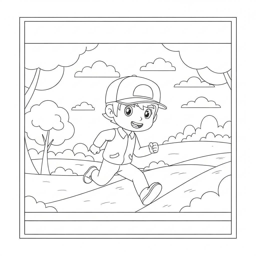 chase cute coloring page