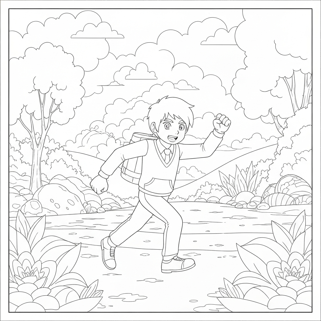 chase portrait coloring page