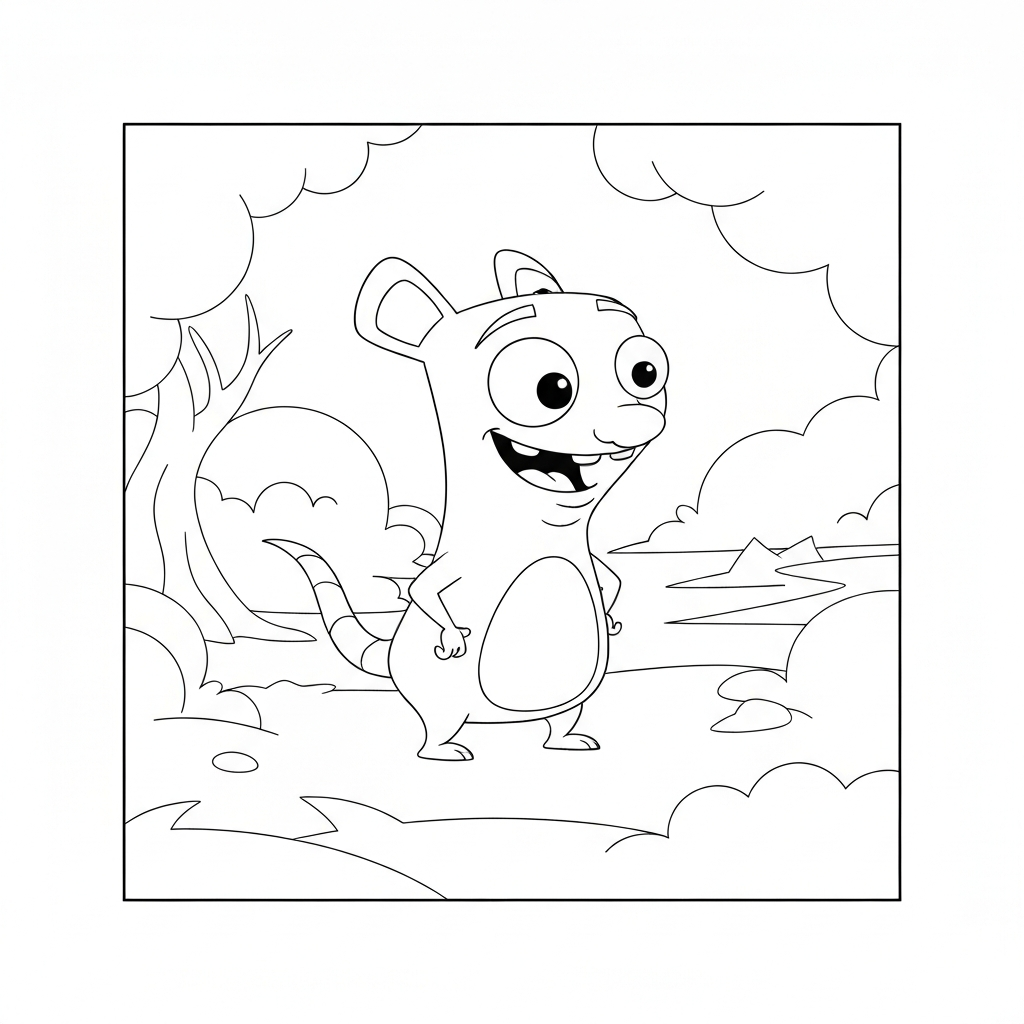 phineas and ferb abstract coloring page