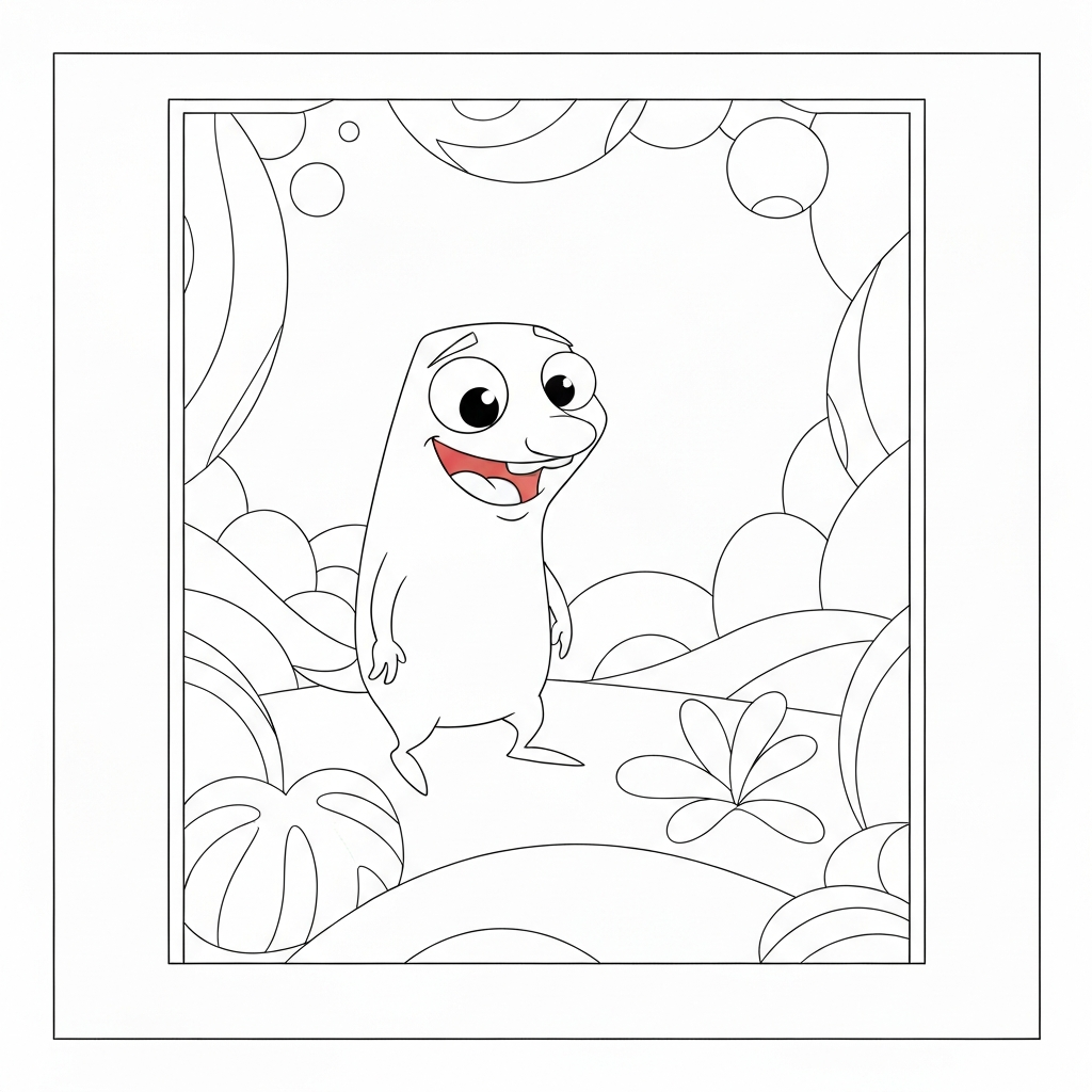 phineas and ferb portrait coloring page